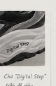 Chữ Digital Step trên đế giày